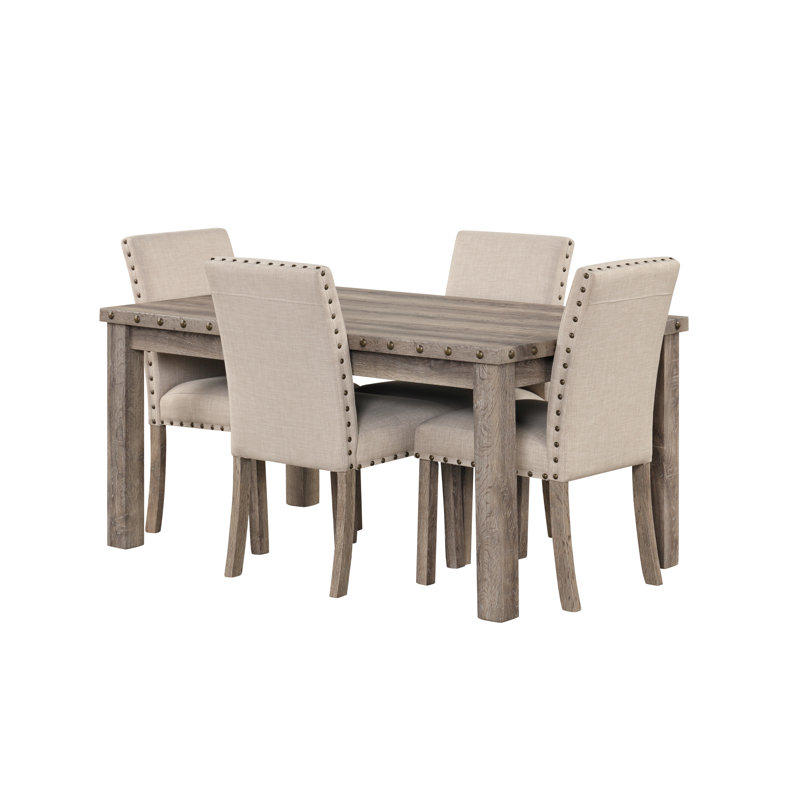 August Grove® Duchamps 5 - Piece Dining Set &amp; Reviews | Wayfair